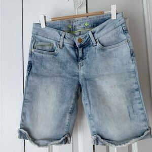 Light Blue Denim Women's Shorts
